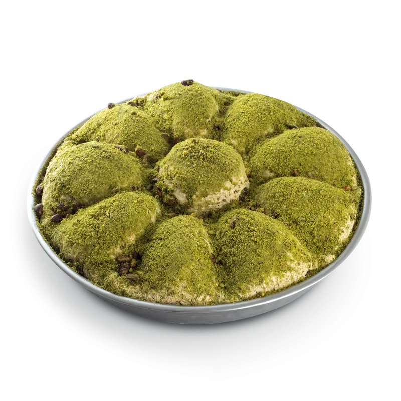 GUVENBEY Antep Fıstıklı Tahin Helva Tepsi