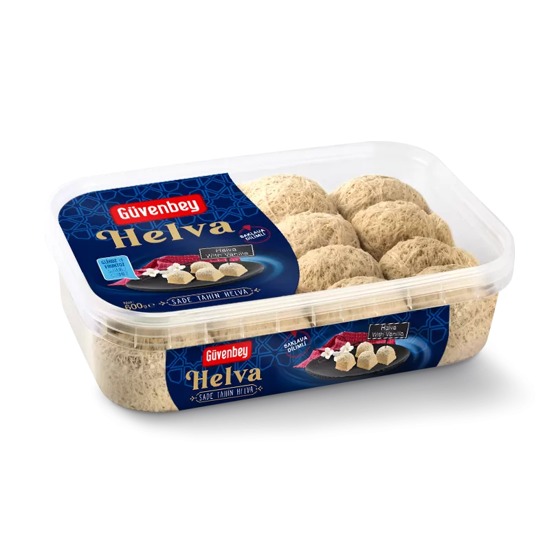 GUVENBEY Sade Tahin Helva 600g Kase